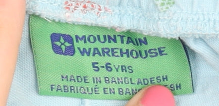 Mountain Warehouse Girls Blue Parrot Skater Skirt 5-6 Years