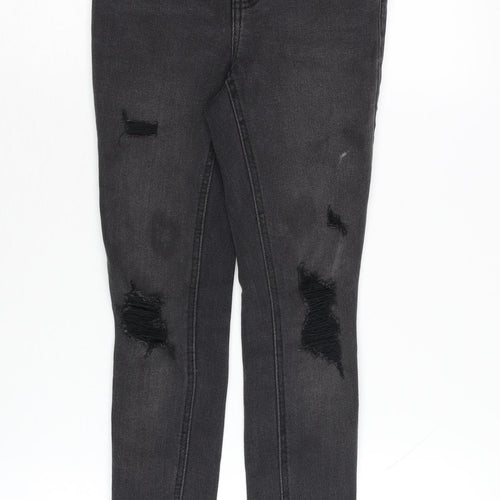 New Look Girls Black Skinny Ripped Jeans Age 9 Years