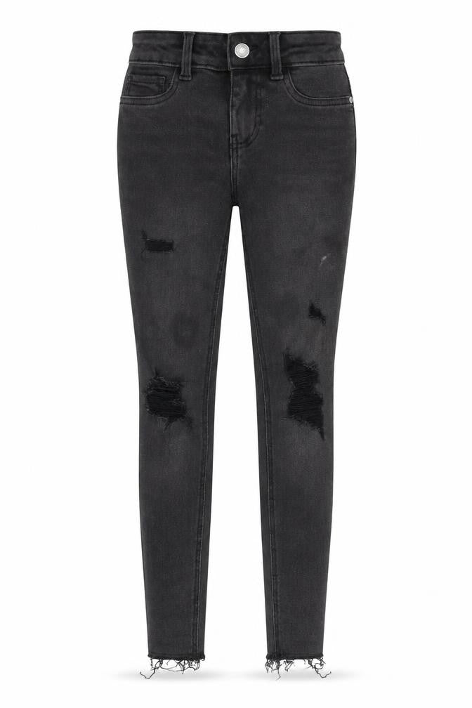 New Look Girls Black Skinny Ripped Jeans Age 9 Years