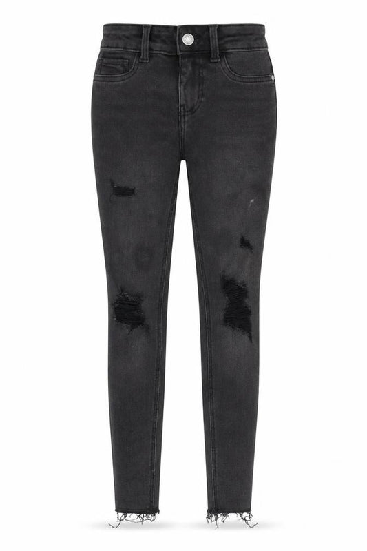 New Look Girls Black Skinny Ripped Jeans Age 9 Years
