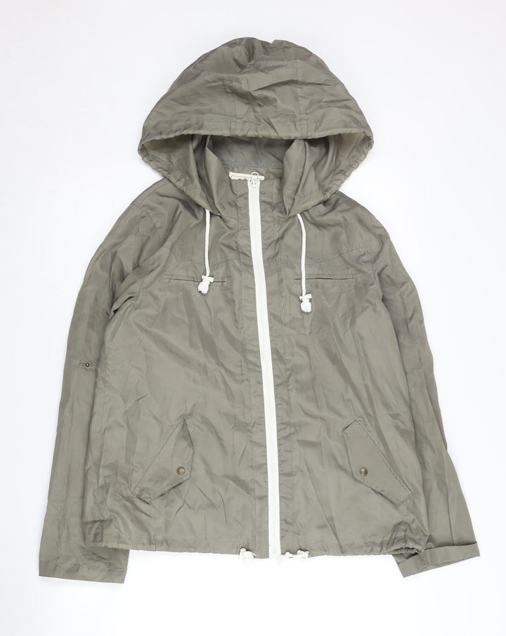SoulCal & Co Women's Green Anorak Jacket Size 8