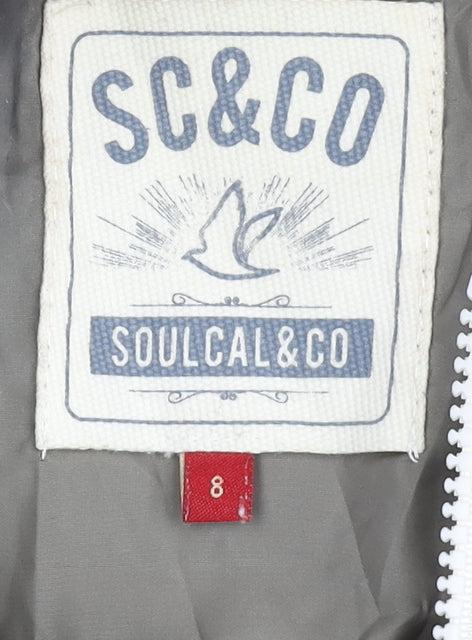 SoulCal & Co Women's Green Anorak Jacket Size 8