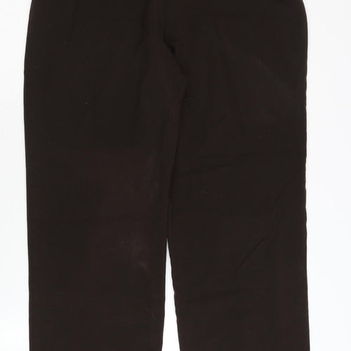 Isle Women's Black Trousers, Size 16, Flat Front