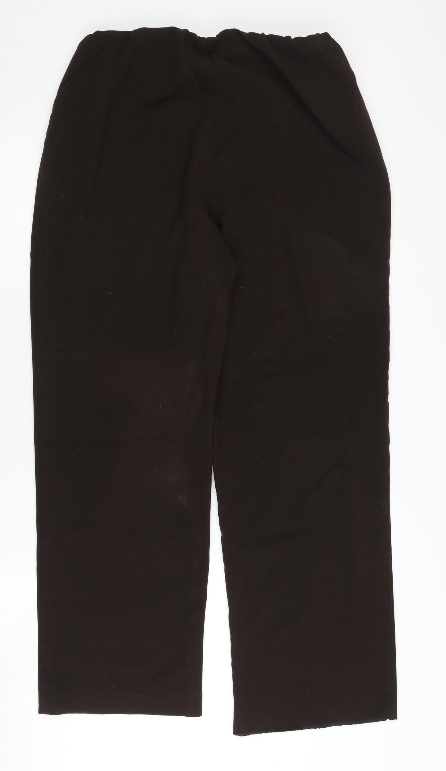 Isle Women's Black Trousers, Size 16, Flat Front