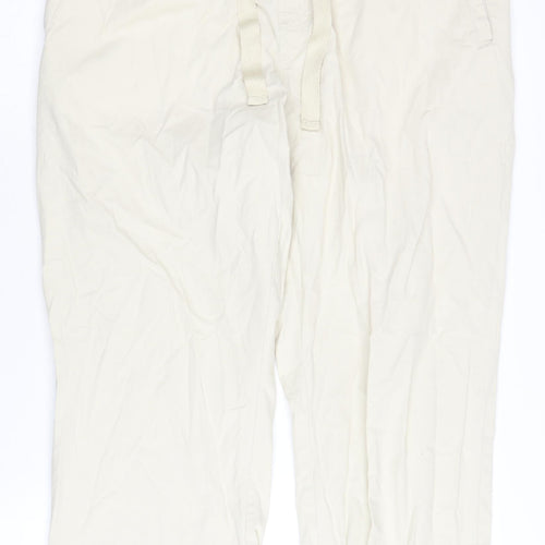 Cotton Traders Women's Beige Jogger Trousers L