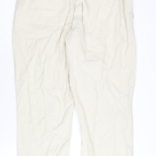 Cotton Traders Women's Beige Jogger Trousers L