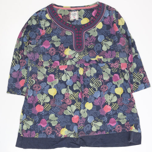 Country Rose Women's Multicoloured Floral Tunic - L