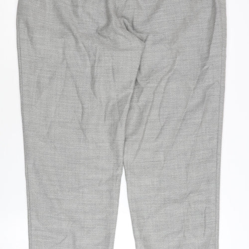 Ted Baker Men's Grey Dress Pants, Size 30, Herringbone Wool