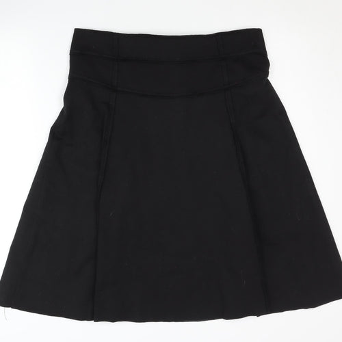 Jobis Women's Black Zip Skirt Size 14 Polyester Blend