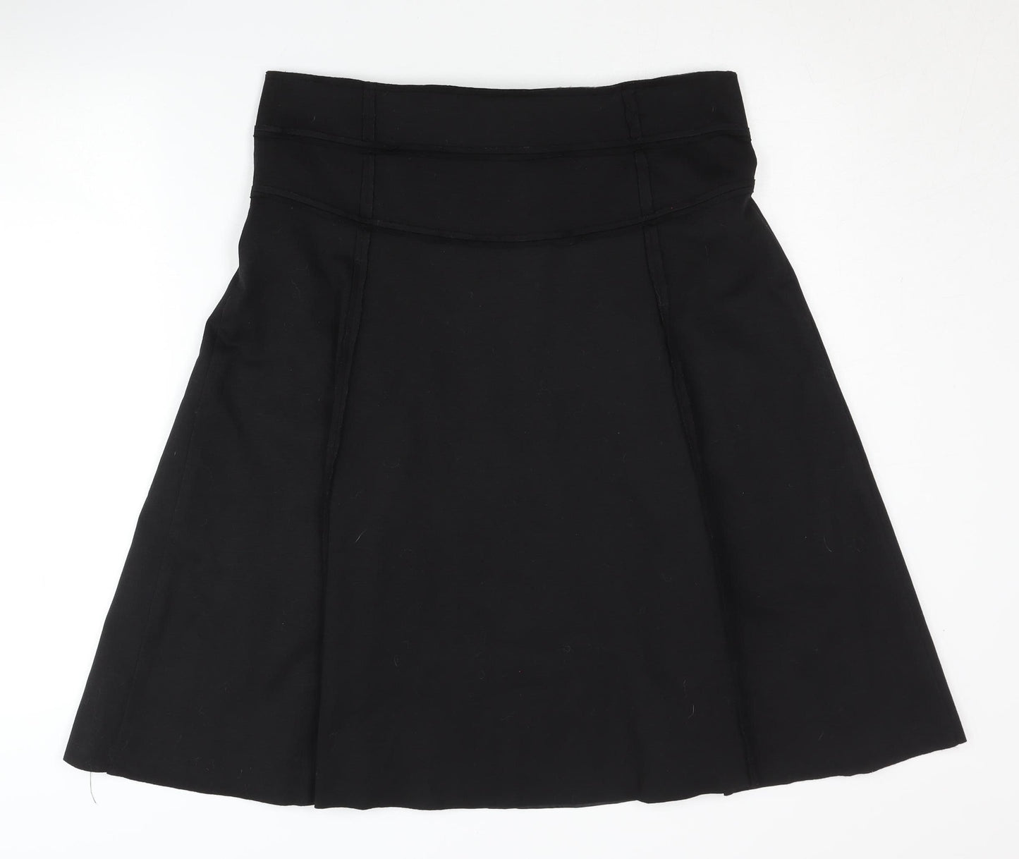 Jobis Women's Black Zip Skirt Size 14 Polyester Blend