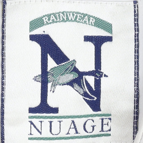 Nuage Ivory Women's Trench Coat, Size 14, Belted