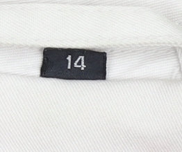 Nuage Ivory Women's Trench Coat, Size 14, Belted