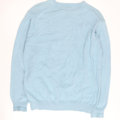 Wolsey Men's Blue V-Neck Pullover Jumper, M