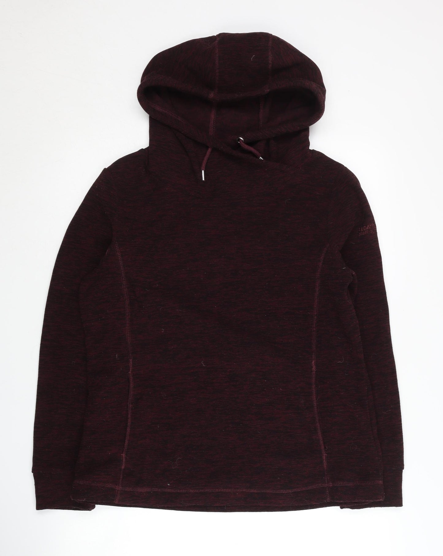 Regatta Women's Red Hoodie, Size 12, Polyester Fleece