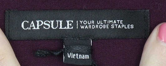 Capsule Women's Purple Blazer Size 18 Single Breasted