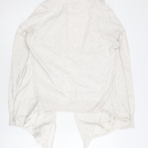 Fat Face Women's Ivory Open Front Cardigan Size 10