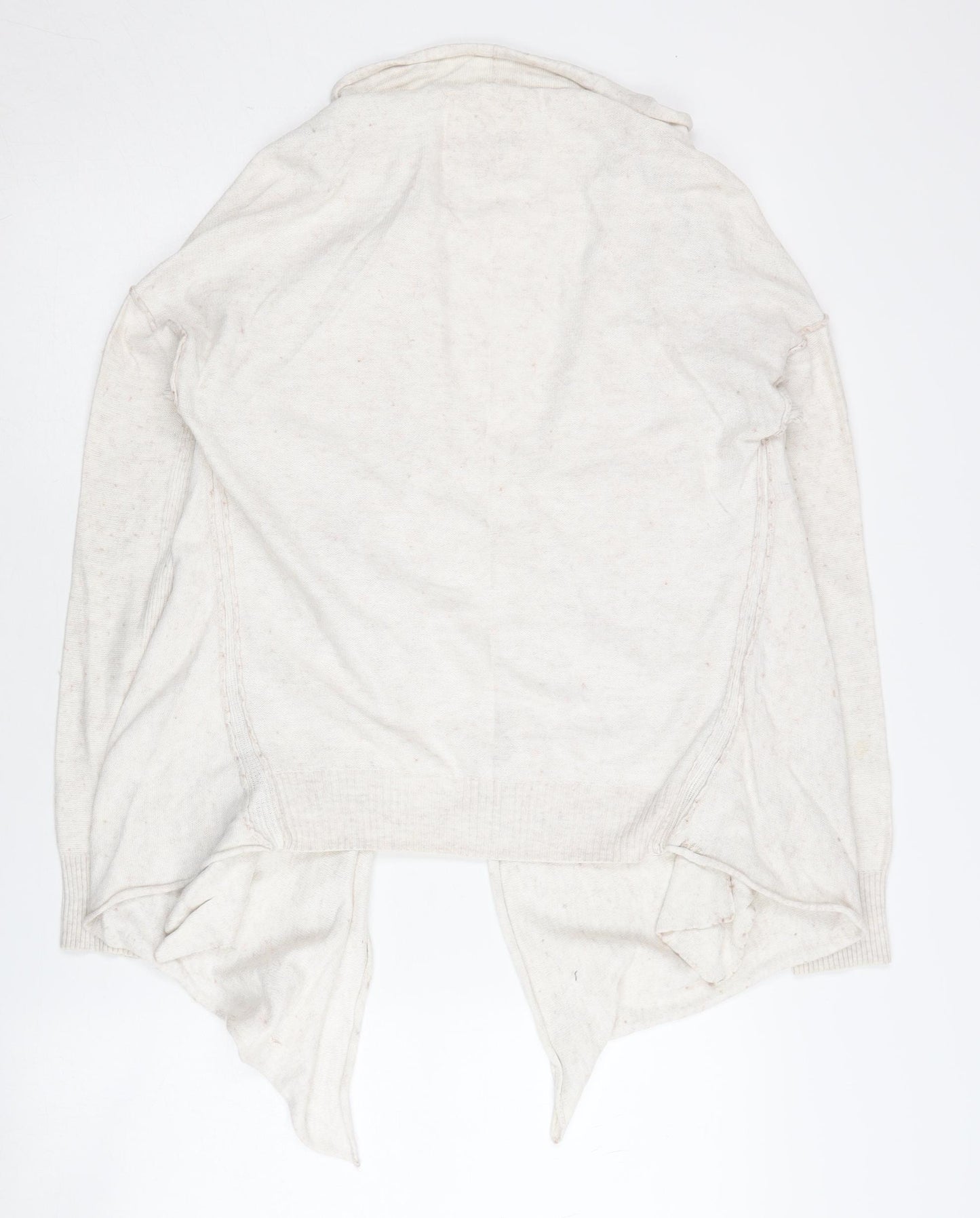 Fat Face Women's Ivory Open Front Cardigan Size 10