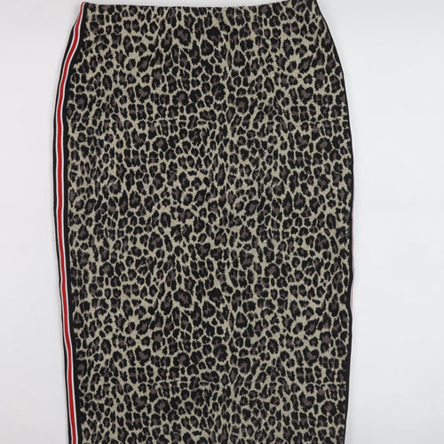 Marks and Spencer Women's Animal Print Pencil Skirt - Size 8