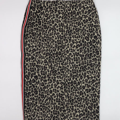 Marks and Spencer Women's Animal Print Pencil Skirt - Size 8