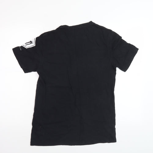 Boohoo Men Black Bee Graphic T-Shirt - Small