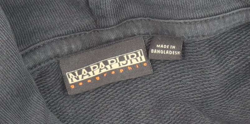 Napapijri Men's Black Pullover Hoodie Size M