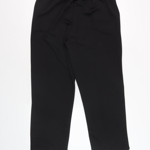Bm Womens Black Straight Trousers Size 14