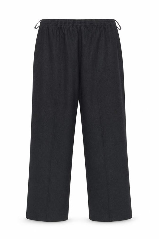 Front view of Women's Black Trousers, size 12, Regular Fit