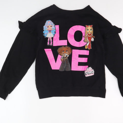 L.O.L Surprise! Girls Black Pullover Sweatshirt 10 Years