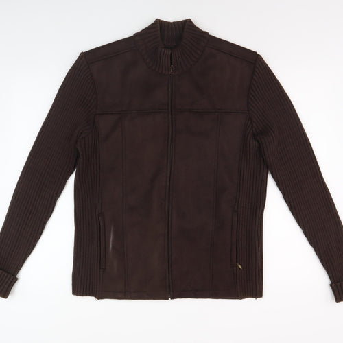 B.C. Clothing Men's Brown XL Basic Casual Jacket