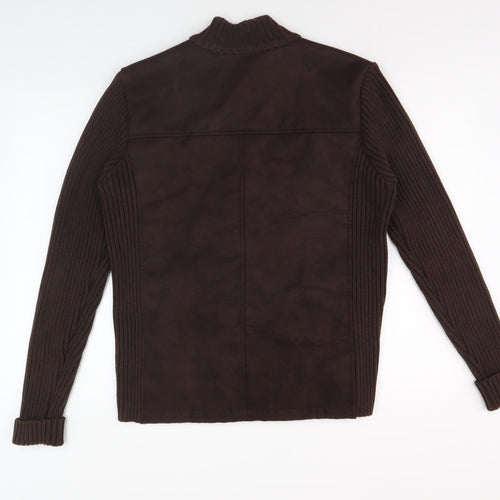 B.C. Clothing Men's Brown XL Basic Casual Jacket