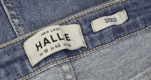 New Look Halle Women's Blue Distressed Jeans Size 18