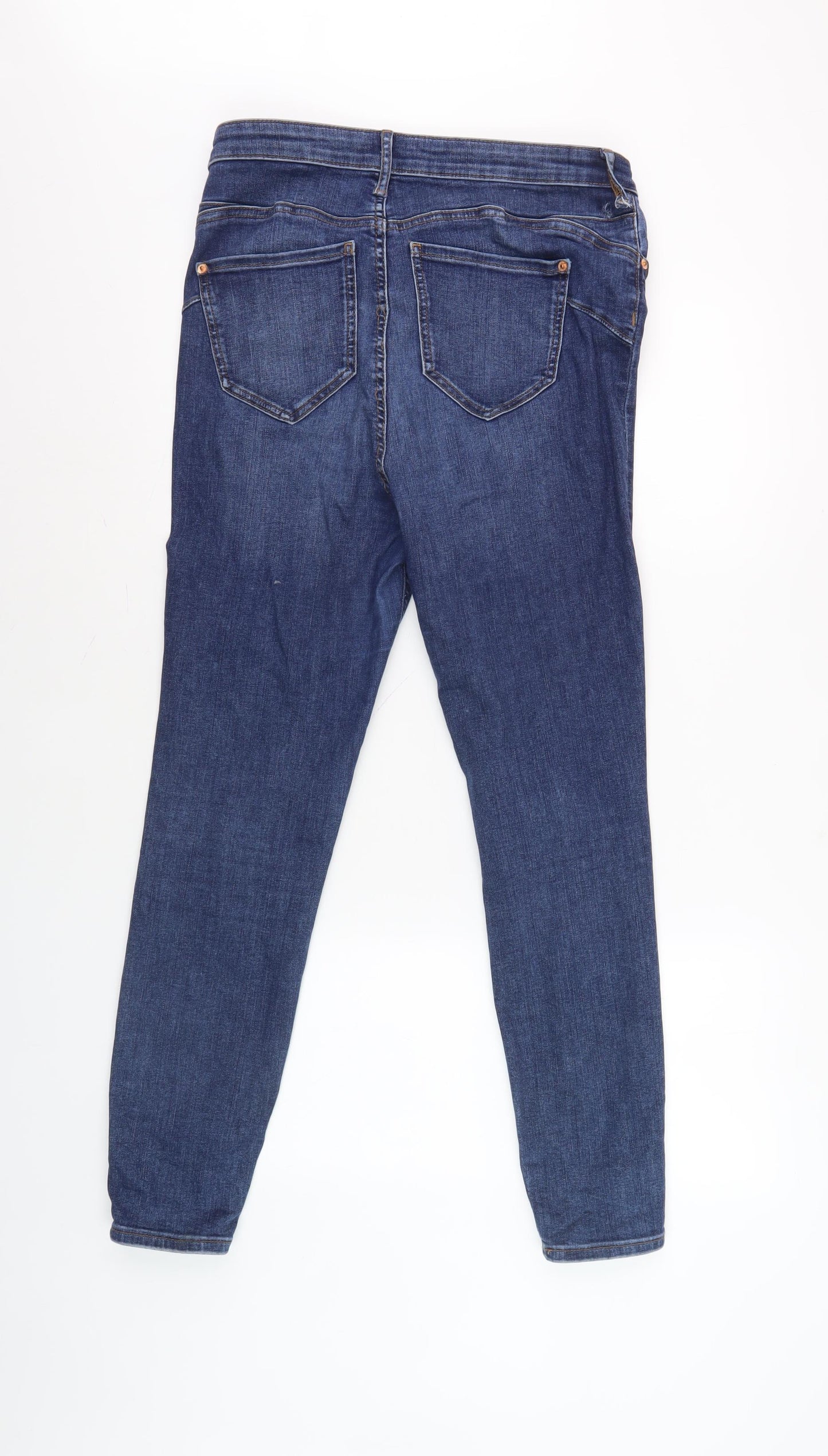 River Island Women's Blue Skinny Jeans Size 14