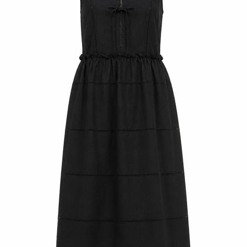 Debenhams Women's Black Sleeveless Cotton Dress