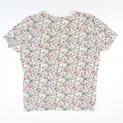 Soviet Unisex Multicoloured Paisley T-Shirt XL