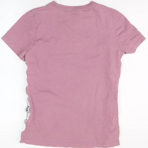Nike Unisex Pink Crew Neck Short Sleeve T-Shirt Small