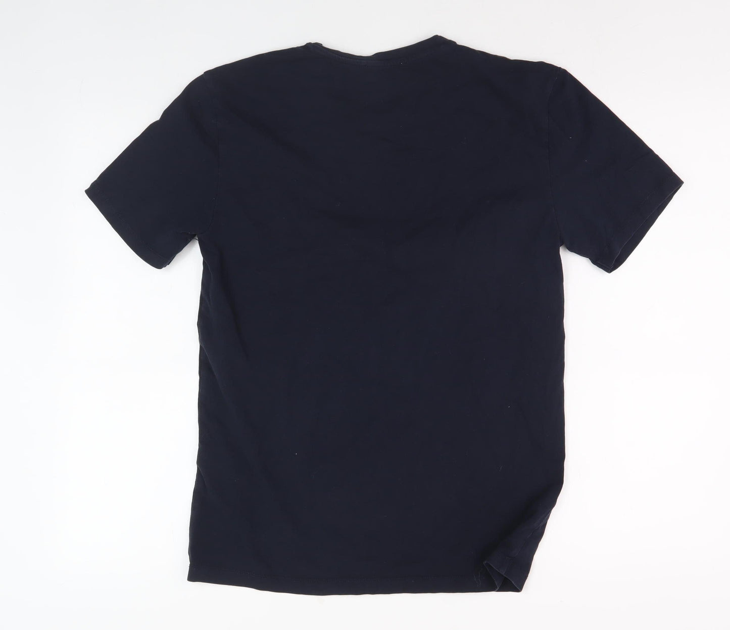 Zara Men's Black Crew Neck T-Shirt Size L
