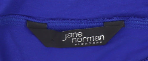 Jane Norman Women's Blue Off Shoulder Top