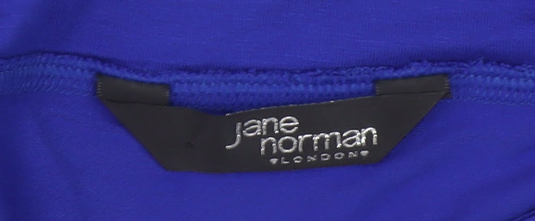 Jane Norman Women's Blue Off Shoulder Top