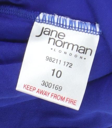 Jane Norman Women's Blue Off Shoulder Top