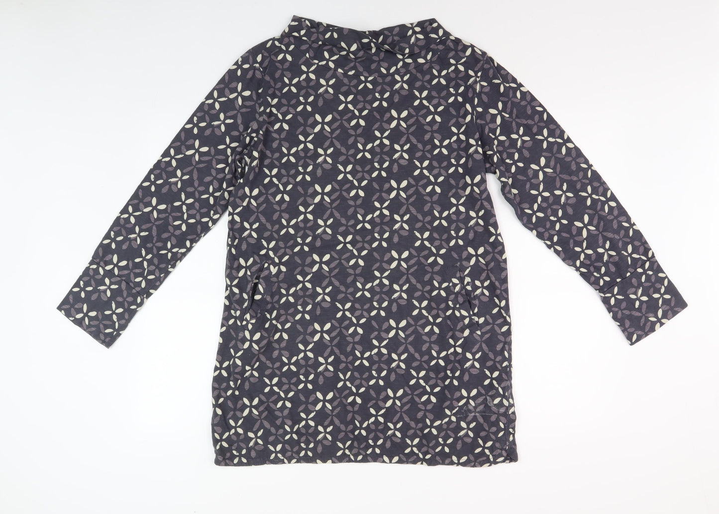 White Stuff Women's Geometric Long Sleeve Dress - Size 14