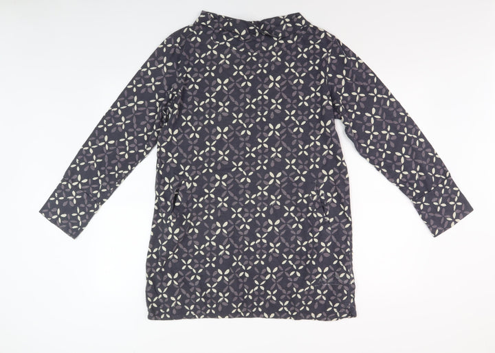 White Stuff Women's Geometric Long Sleeve Dress - Size 14
