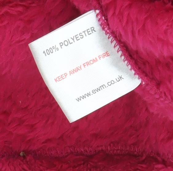 Country Rose Women's Red Fleece Hooded Waistcoat M