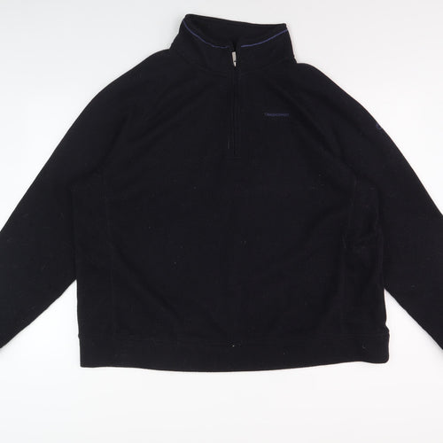 Craghoppers Men's Black 2XL 1/2 Zip Jumper