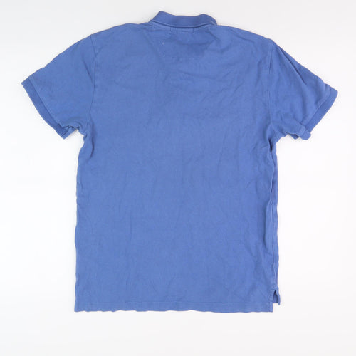 Jaeger Men's Blue Polo Shirt, Size S, Casual Style