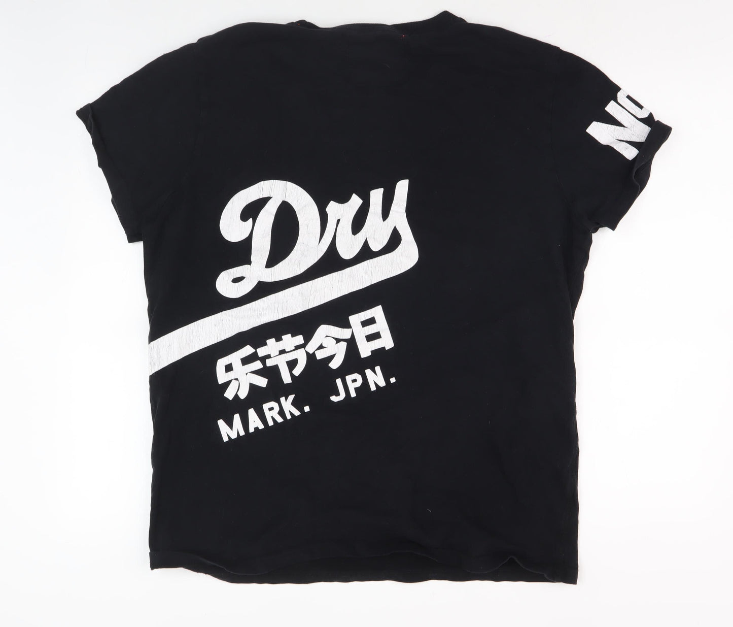 Superdry Men's Black Graphic Print T-Shirt 2XL