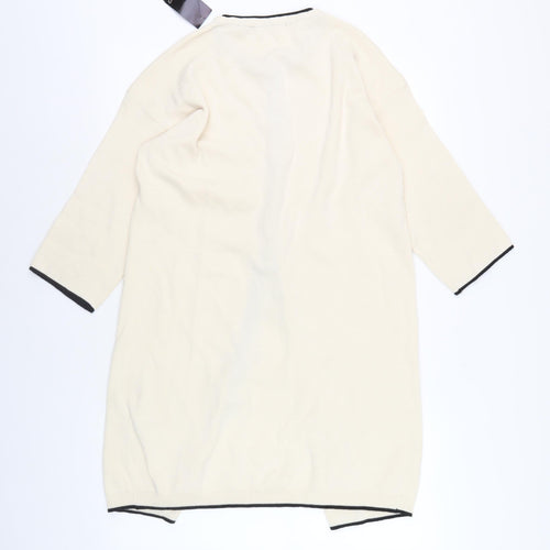 Esmara Women's Ivory Cardigan, Size S, Crew Neck