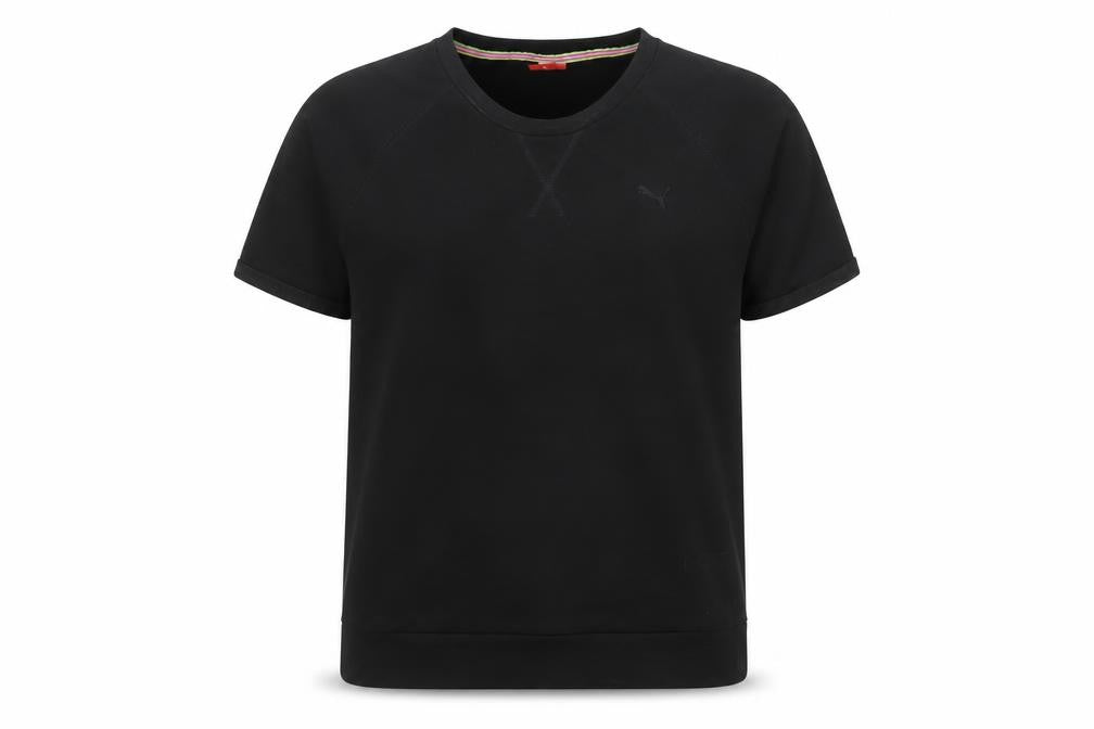 Puma Men's Black L Crew Neck T-Shirt Cotton Blend