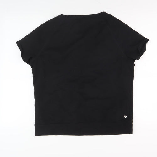 Puma Men's Black L Crew Neck T-Shirt Cotton Blend