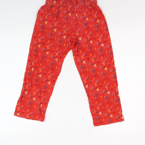 LFC Boys Red Elastic Waist Football Trousers 7-8 Years