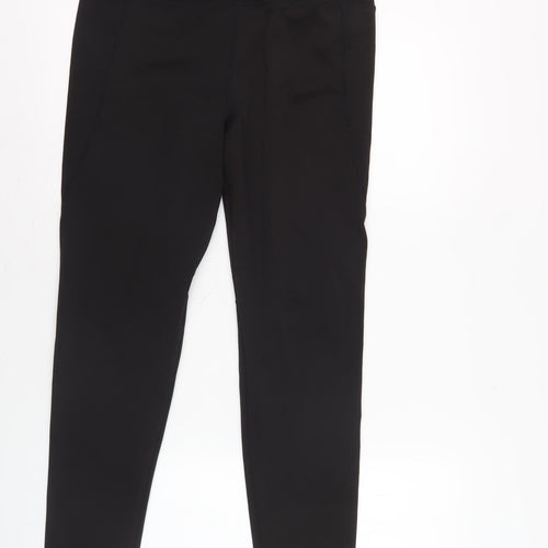 Bekkin Women's Black Leggings XL Elastic Waist